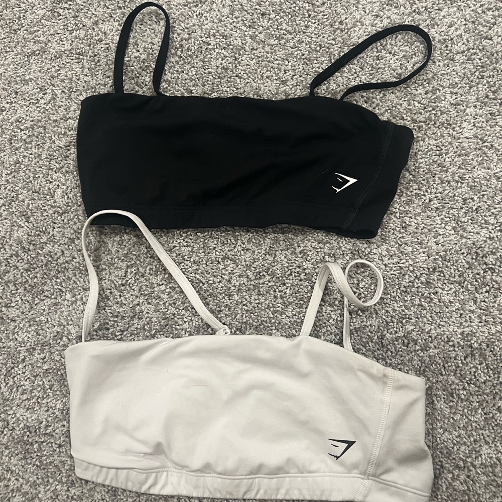 Black and White Sports Bras